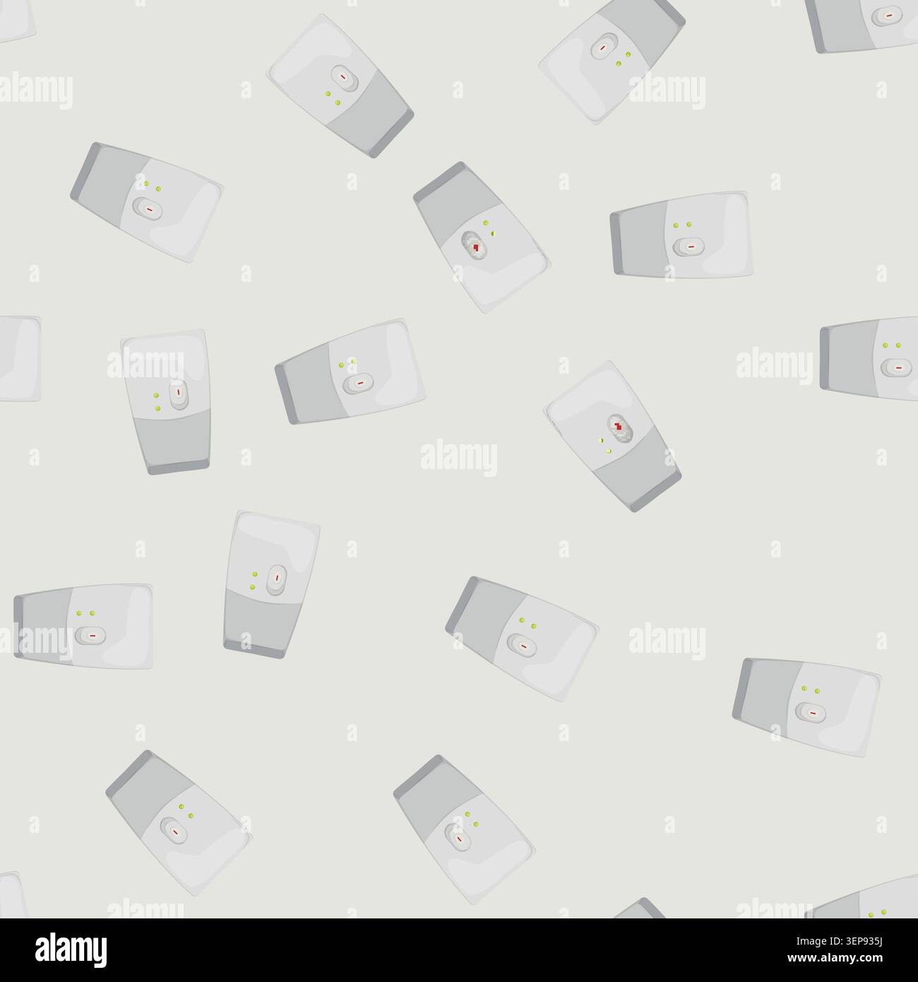 seamless pattern outlet smar plug cartoon. outlet smar plug sign vector Stock Vector