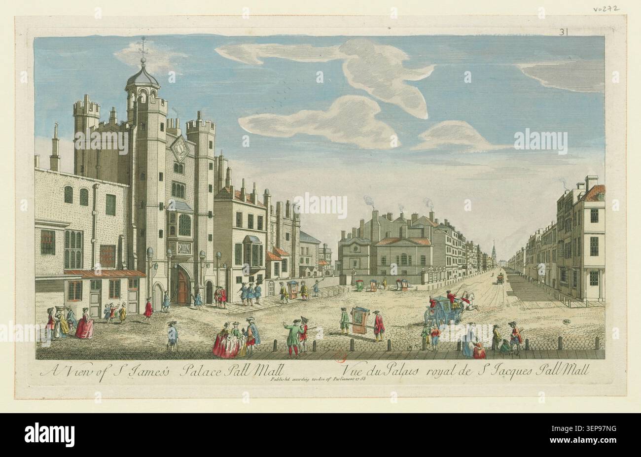 St james palace 18th century hi-res stock photography and images
