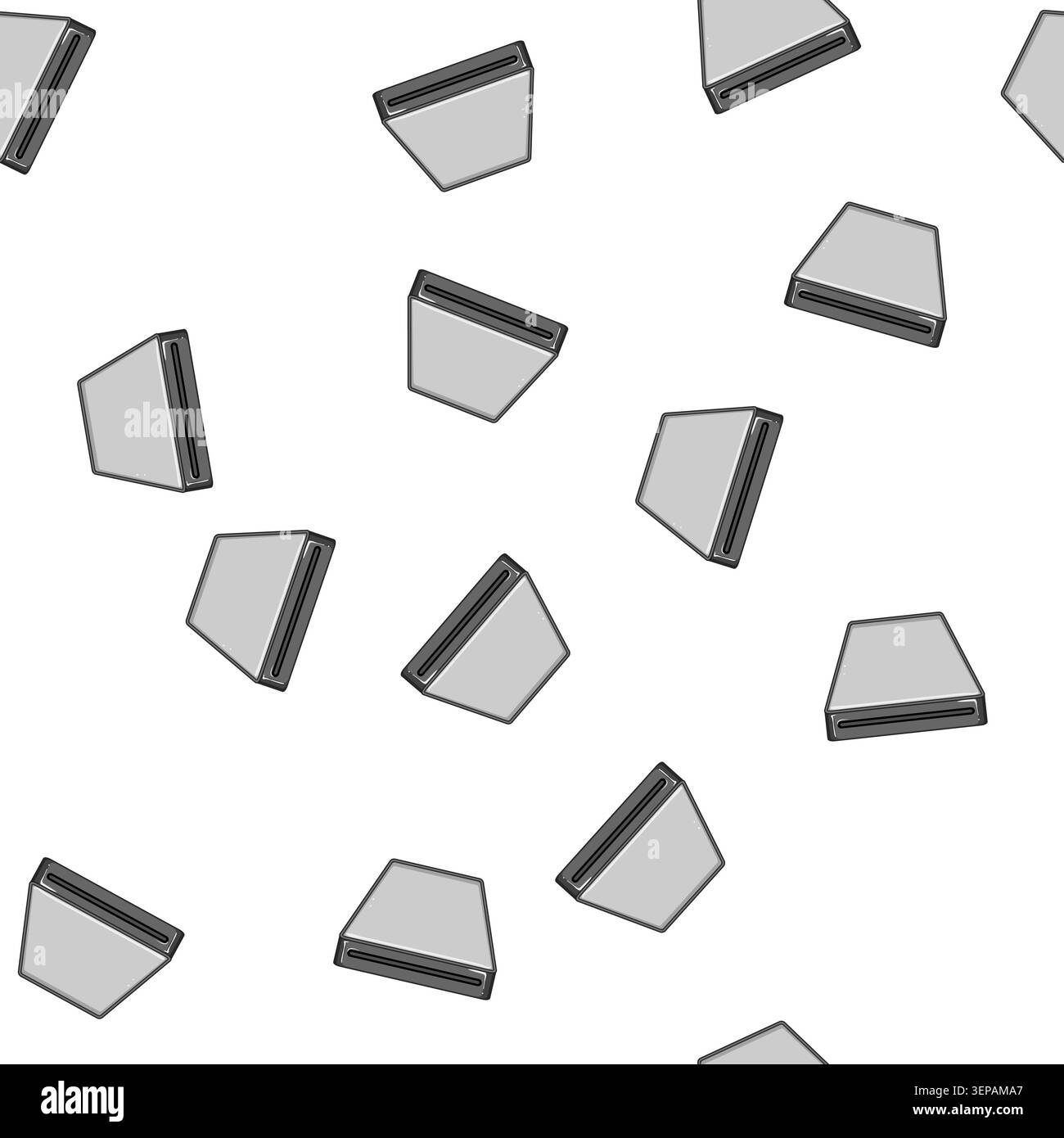 pattern device compact photo printer cartoon. modern paper, technology print device compact photo printer sign vector Stock Vector