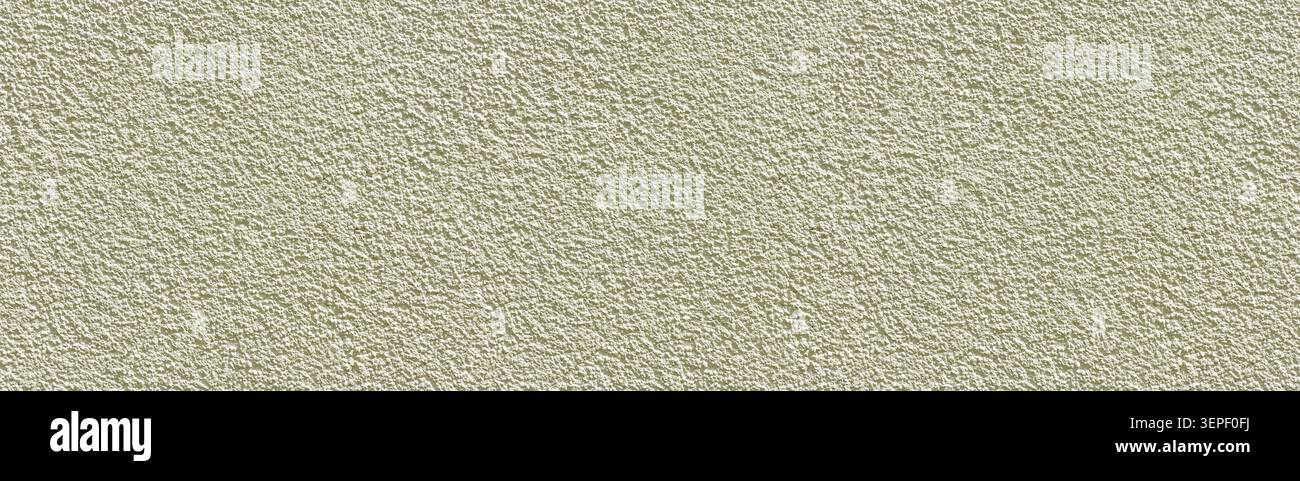 Beige stucco wall displaying a rough plastered surface with grainy pattern Stock Photo