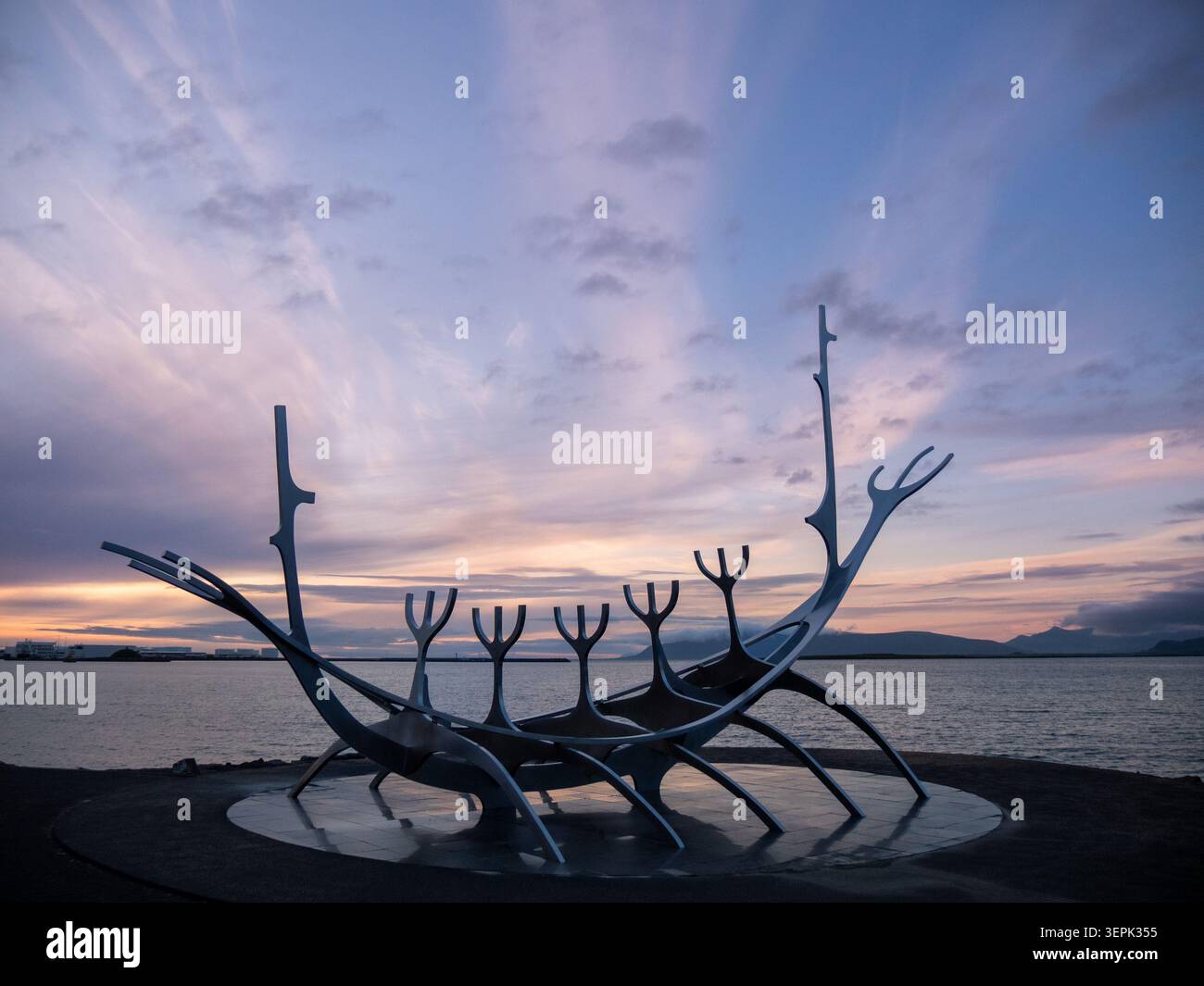 Reykjavik Harbor Stock Photo