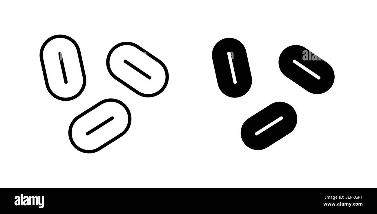 Yeast icon concept logo design collection. Stock Vector
