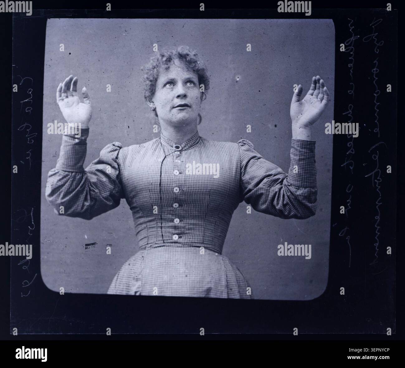Structured Expression An 1859 academic sheet examines how gesture alters facial expression of ...