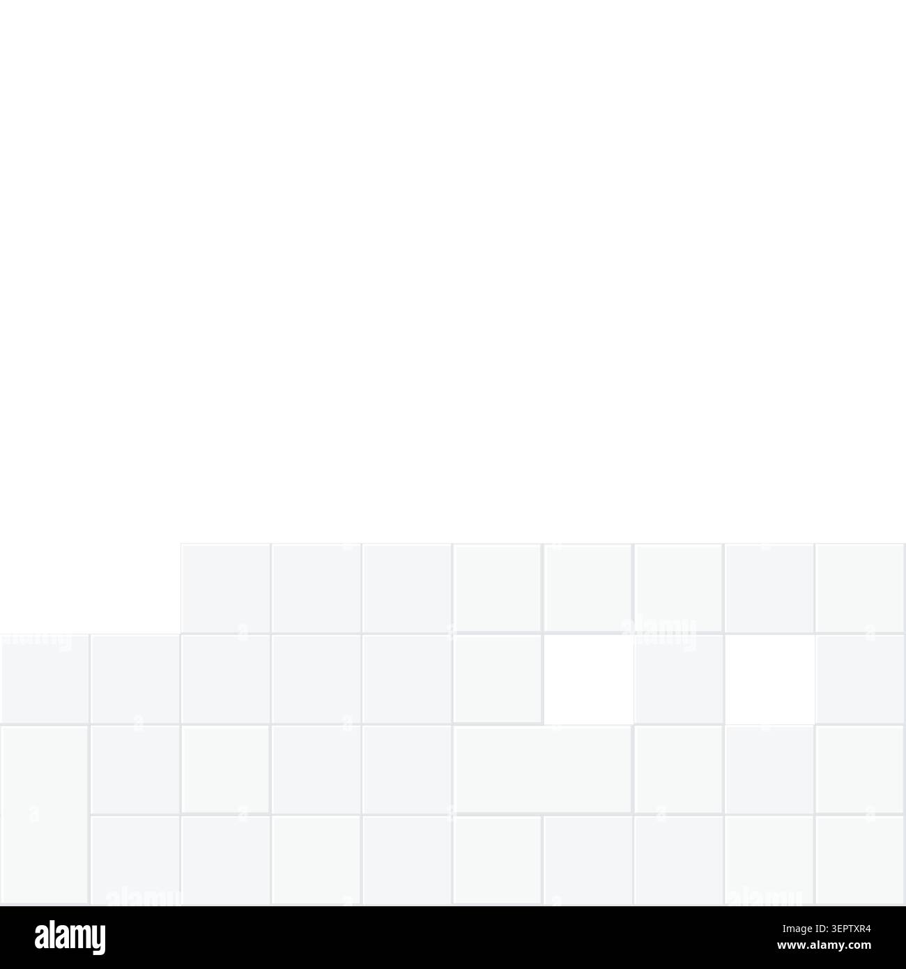 Raised Block Pattern vector background with versatile graphic elements for microstock and commercial design projects. Stock Vector