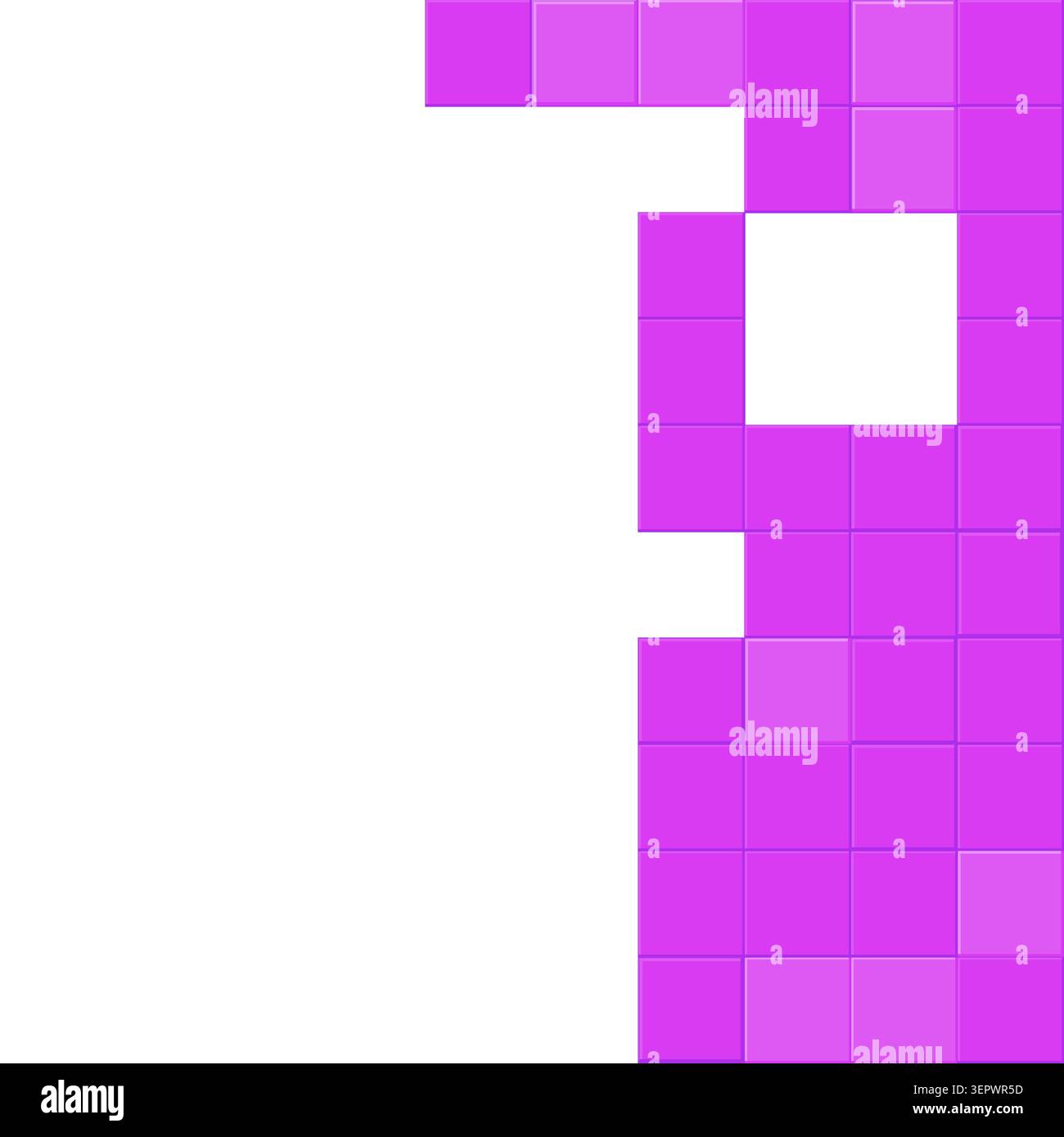 Raised Block Pattern vector background with versatile graphic elements for microstock and commercial design projects. Stock Vector