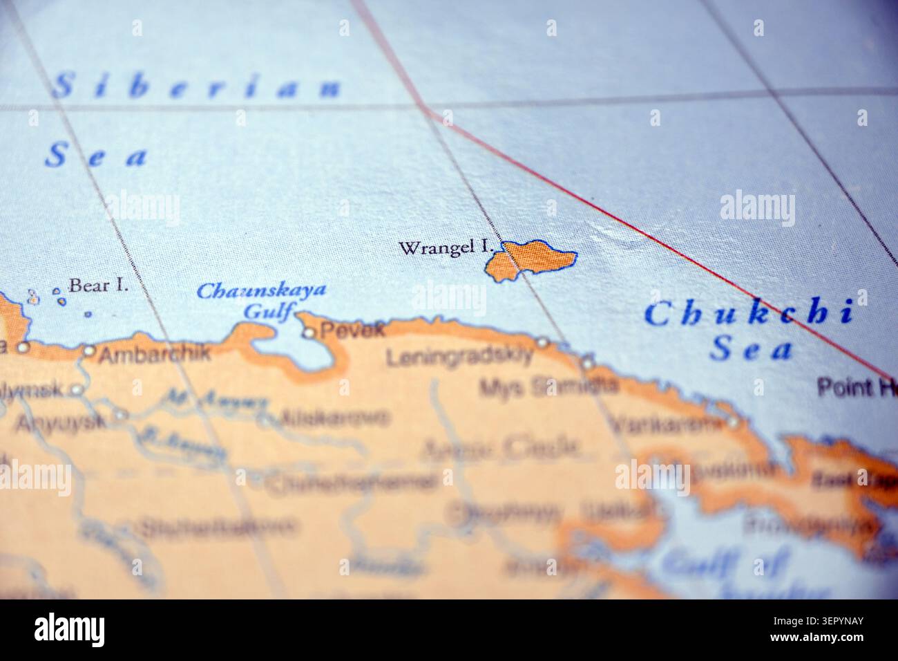 Map arctic russia hi-res stock photography and images - Alamy
