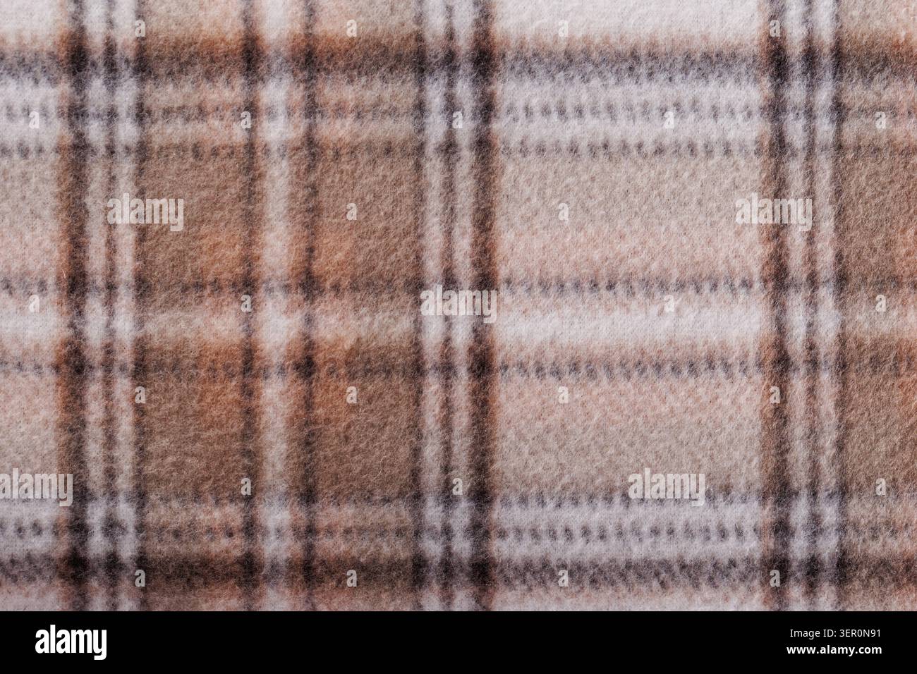 Cozy Tartan Textile Surface Pattern Stock Photo