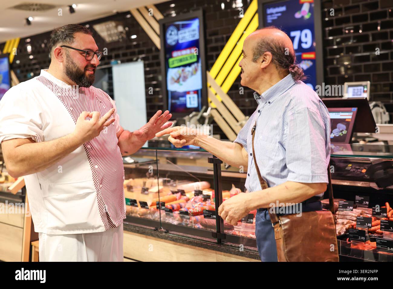 PRODUCTION - 10 June 2026, Bavaria, Nuremberg: Butcher Yevgeniy ...
