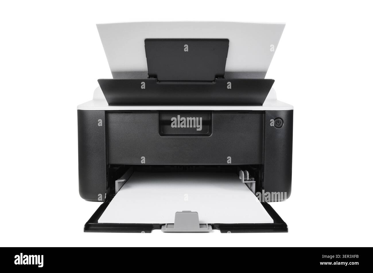Compact laser home printer isolated on white background Stock Photo