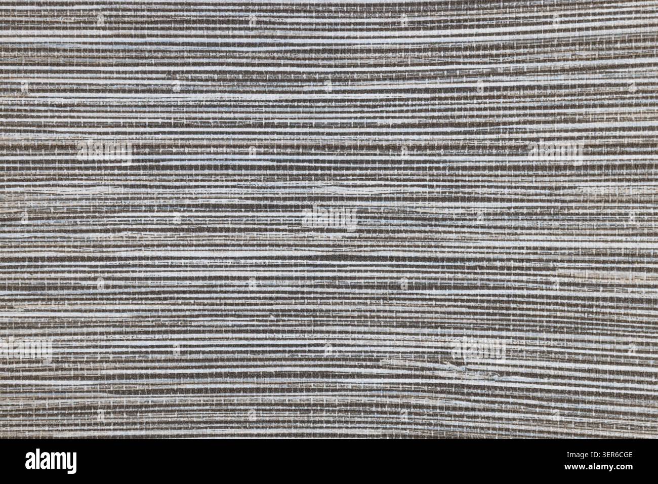 Gray fabric texture background with horizontal lines Stock Photo