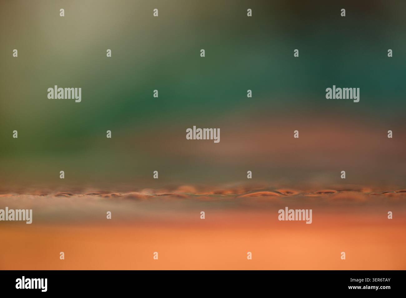 Wafer surface showing blurred microchip features, creating an abstract zen feeling Stock Photo