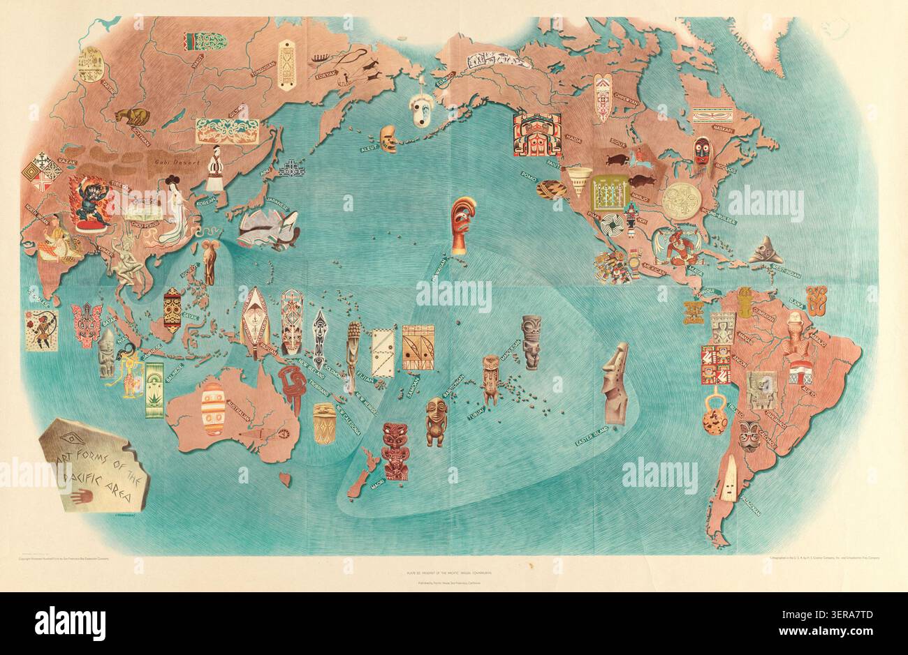 Pacific rim map hi-res stock photography and images - Alamy