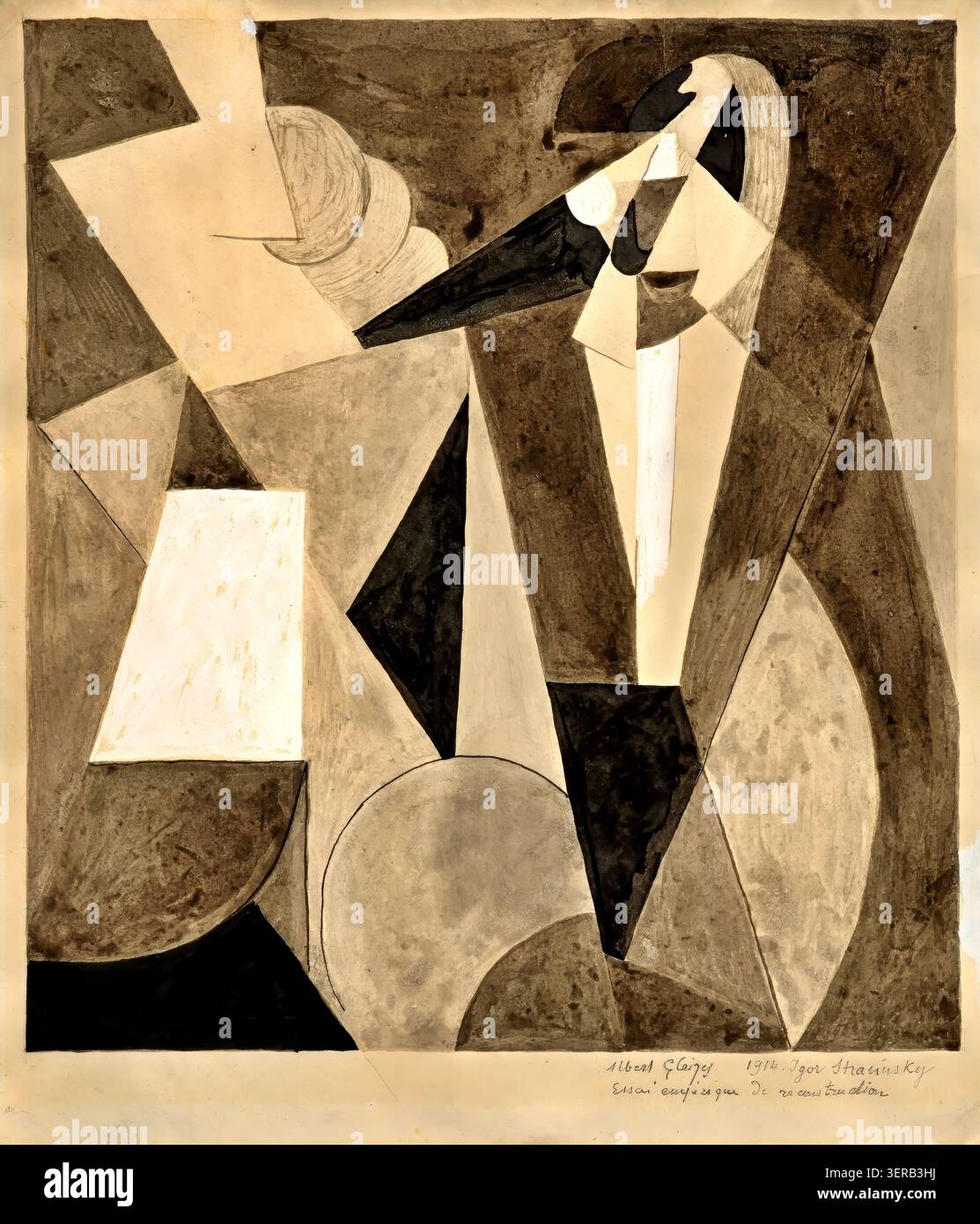 Albert Gleizes – New York Comp., 1922 – Abstract Painting Stock