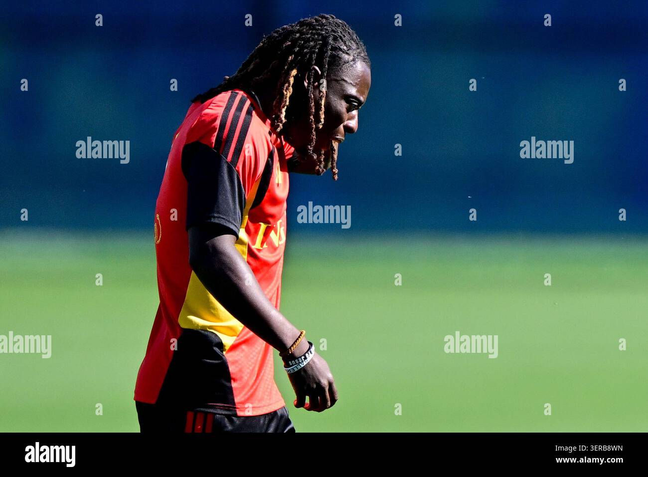 Belgium s Jeremy Doku Pictured During A Training Of Belgian National belgium-s-jeremy-doku-pictured-during-a-training-of-belgian-national