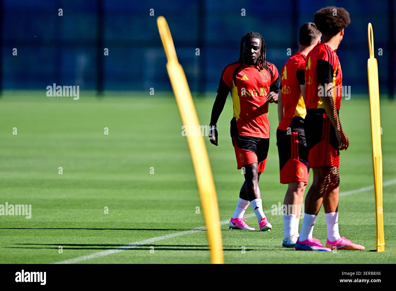 Belgium s Jeremy Doku Pictured During A Training Of Belgian National belgium-s-jeremy-doku-pictured-during-a-training-of-belgian-national