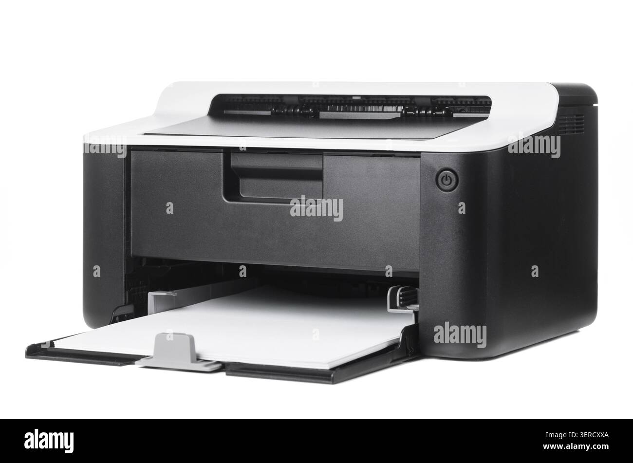 Compact laser home printer isolated on white background Stock Photo