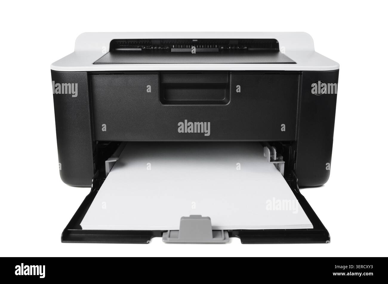 Compact laser home printer isolated on white background Stock Photo