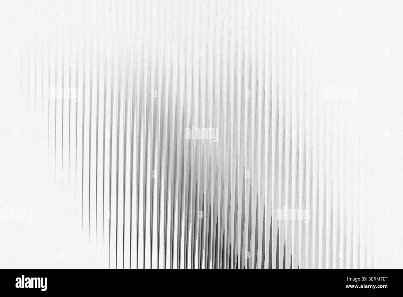 A high-contrast abstract background featuring sharp, vertical black lines fading into a white background, creating a modern, minimalist aesthetic. Stock Photo