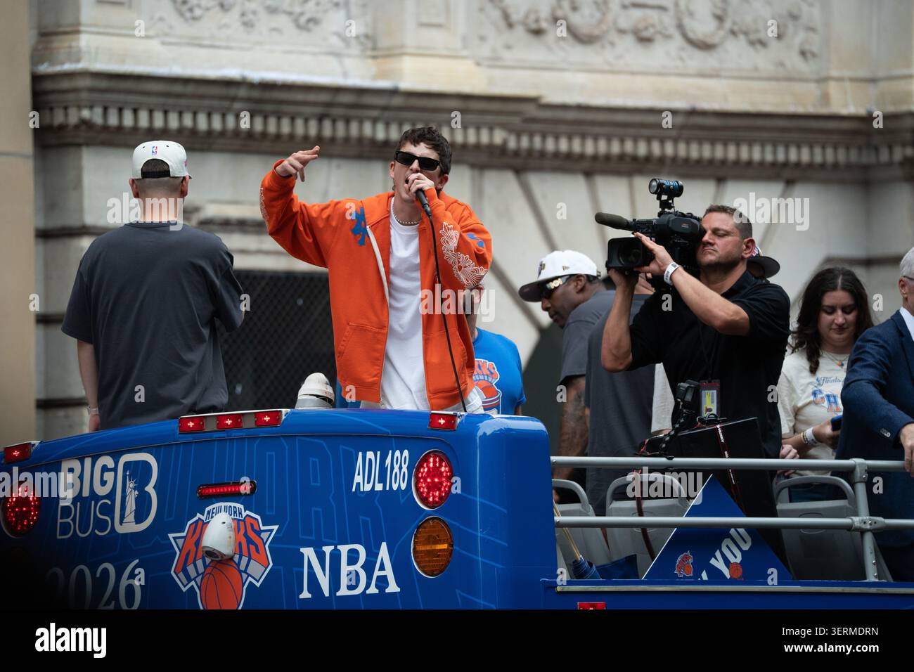 Timothee Chalamet Chants During The 2026 NBA Championship Parade For timothee-chalamet-chants-during-the-2026-nba-championship-parade-for