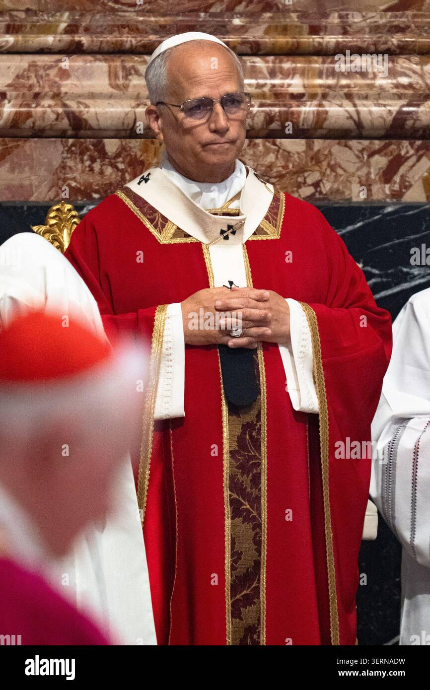 Vatican City 18 June 2026 Pope Leo XIV Celebrates The Funeral Of 