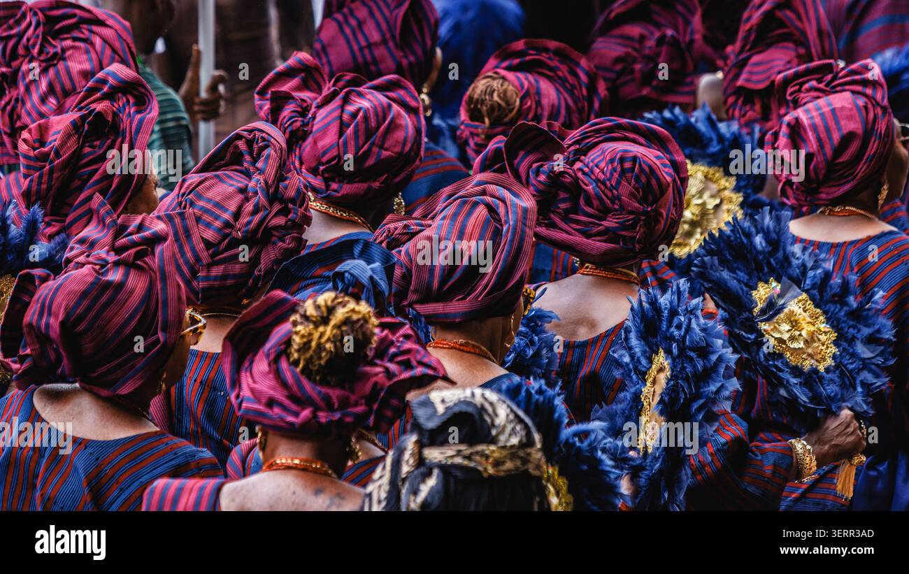 Awujale Ojude Oba Festival at the Awujale Pavilion, opposite the Awujale's ...
