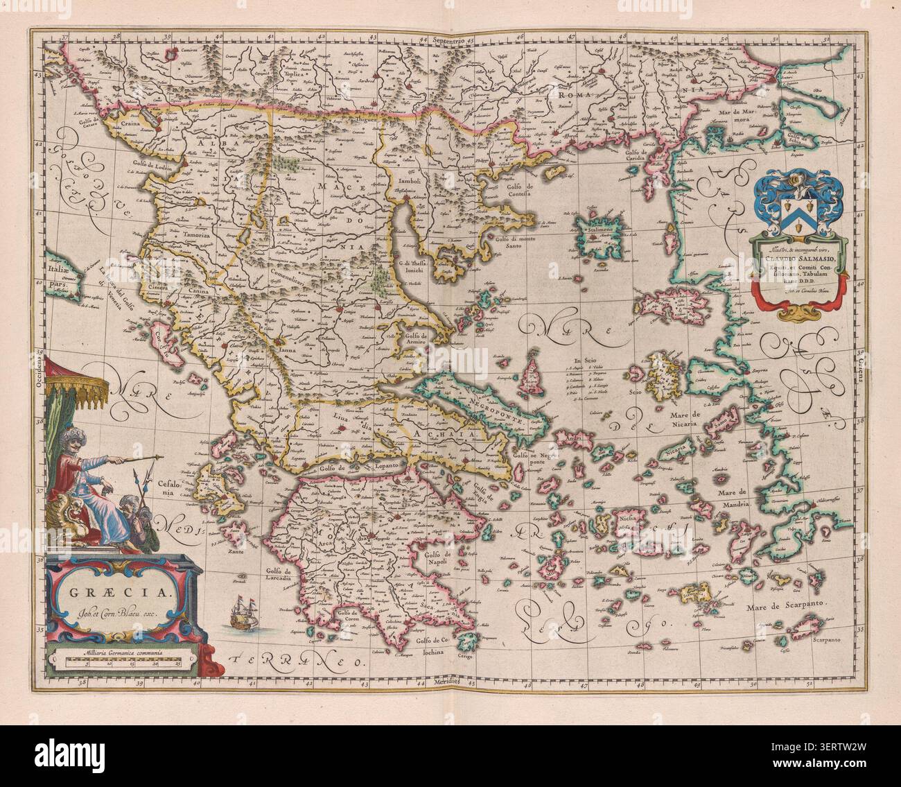 Map of ancient greek world hi-res stock photography and images - Alamy