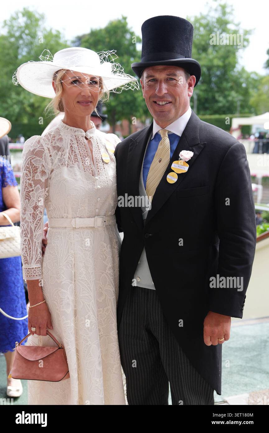 Peter Phillips And His Wife Harriet Sperling On Day Five Of Royal Ascot peter-phillips-and-his-wife-harriet-sperling-on-day-five-of-royal-ascot