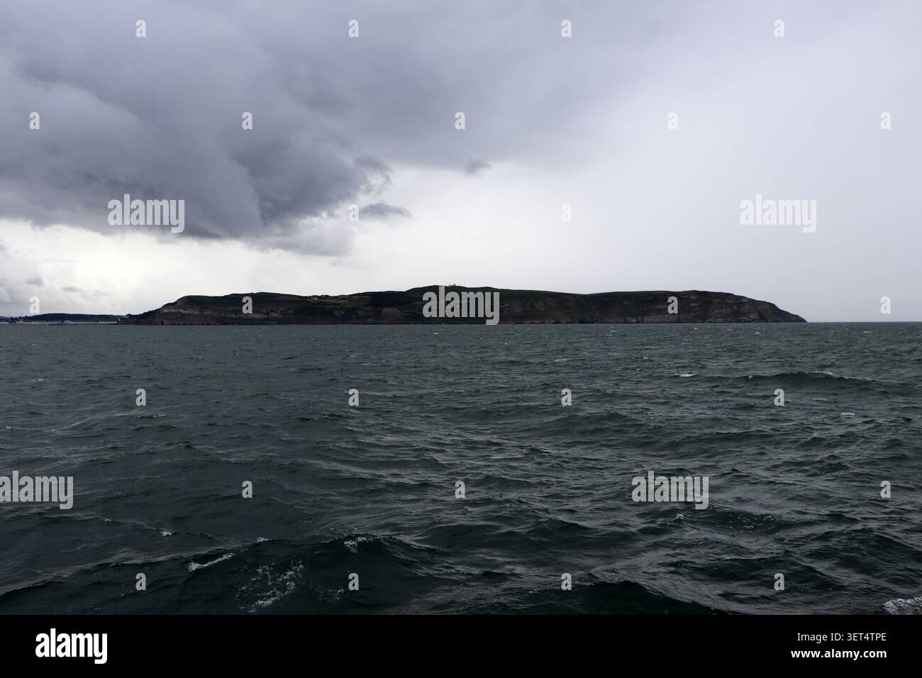 Dramatic Sky over The Great Orme, Llandudno Stock Photo