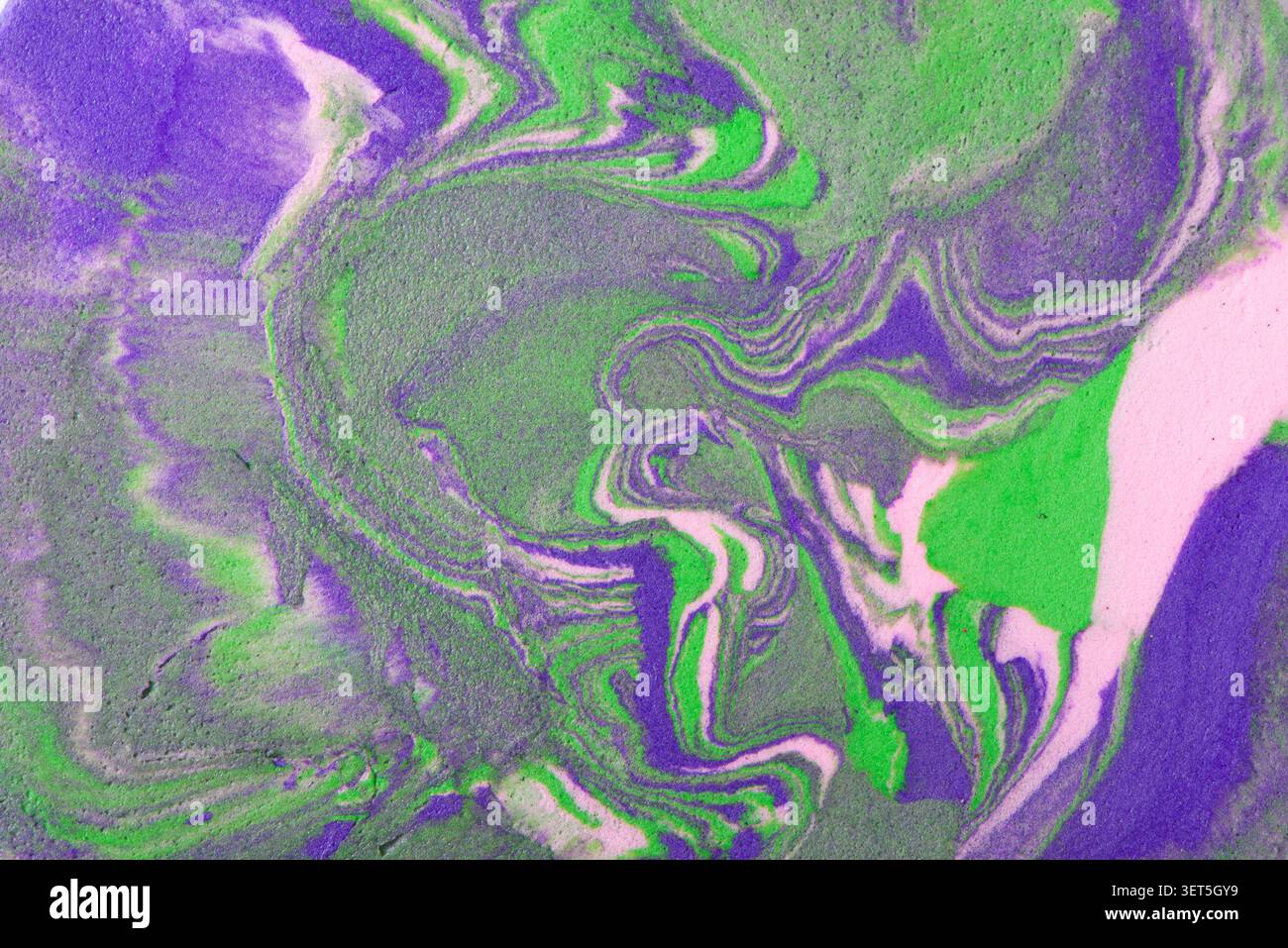 Abstract marble pattern creating dynamic waves and vibrant colors Stock Photo