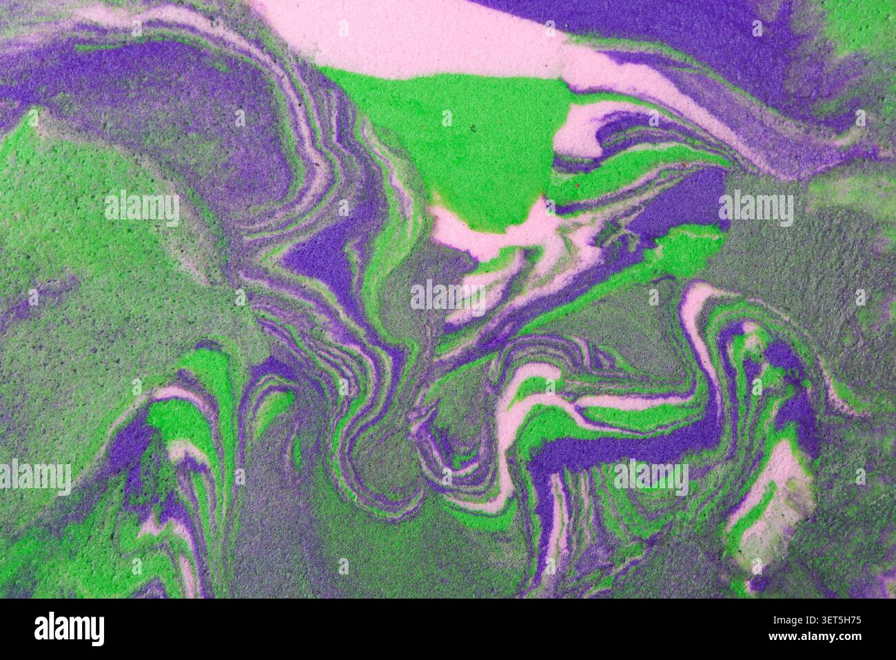 Abstract marble pattern creating dynamic waves and vibrant colors Stock Photo