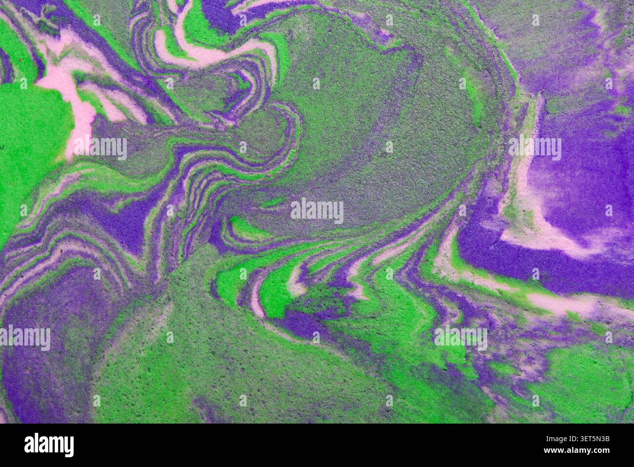 Abstract marble pattern creating dynamic waves and vibrant colors Stock Photo