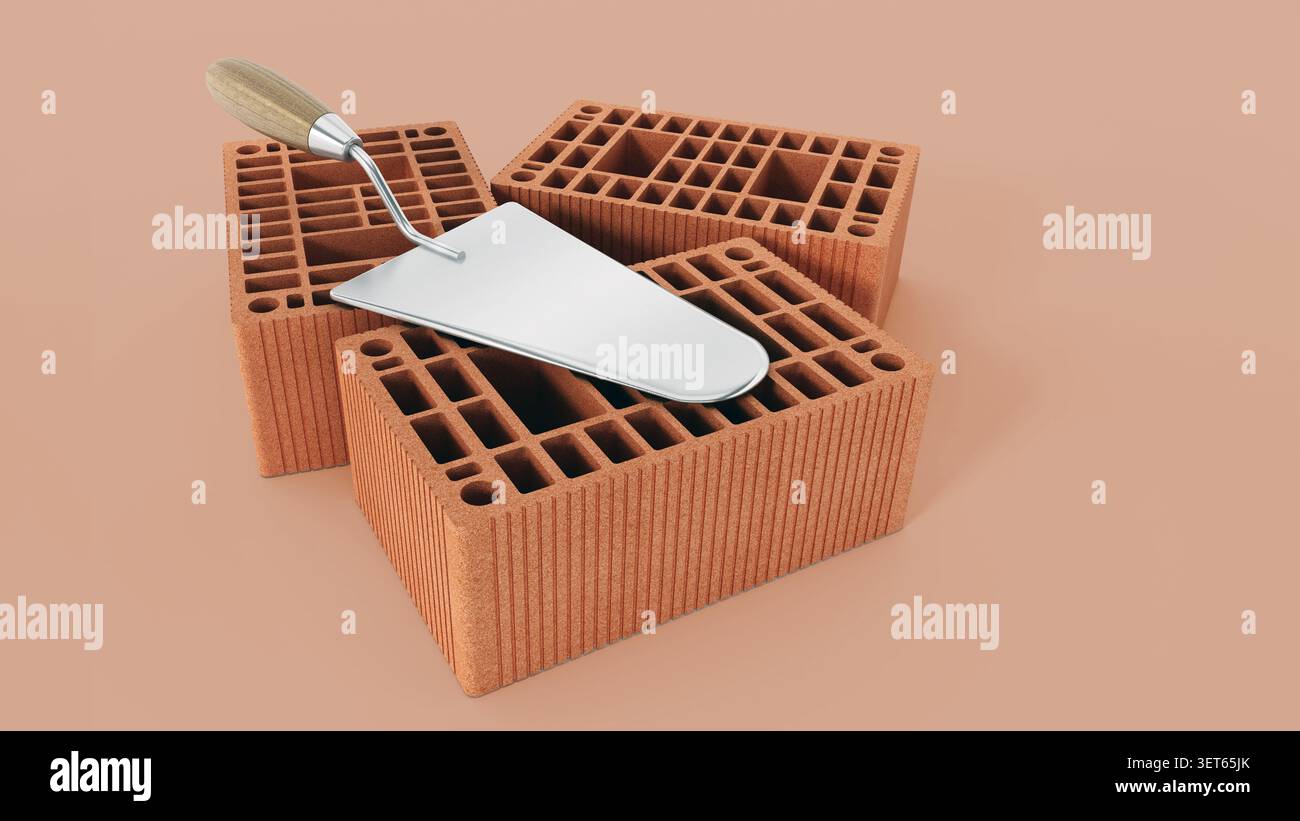 Hand Comp Bricks Common bricks hi-res stock photography and images - Alamy