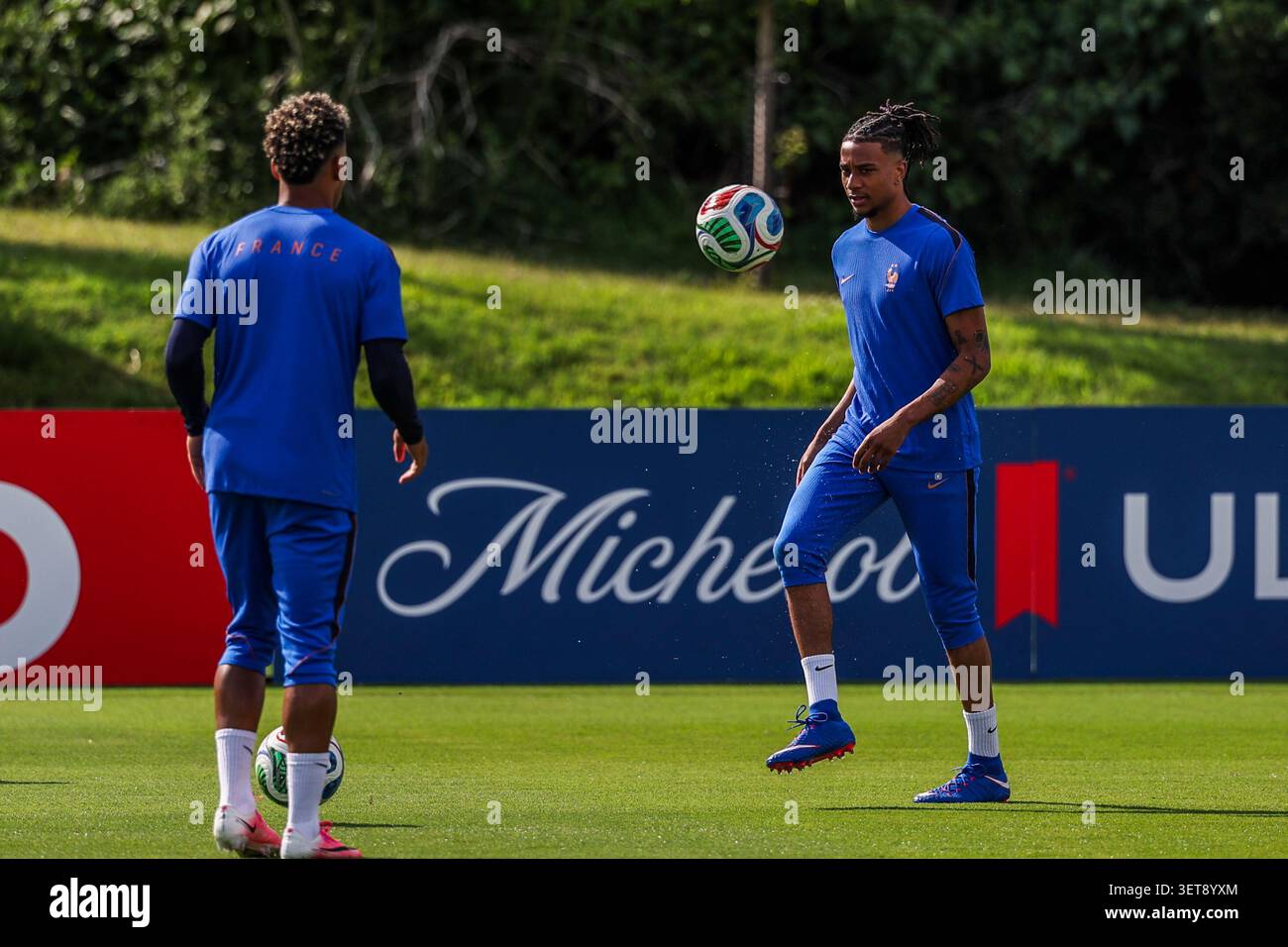 Michael OLISE of France during the training session at University of ...