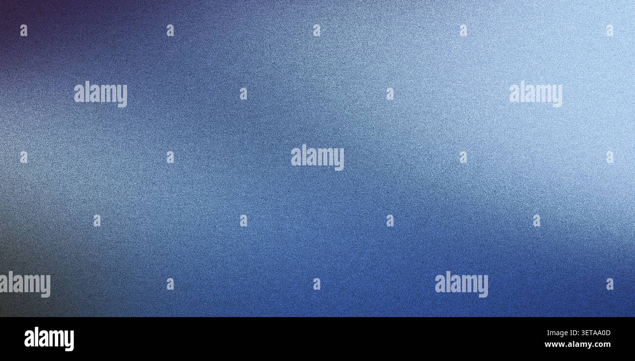 Grainy blue gradient that creates a textured abstract background Stock Photo