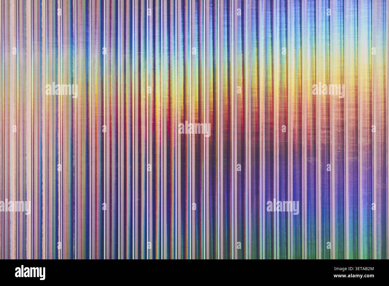 Abstract colorful rainbow stripe pattern with vertical lines and color gradient Stock Photo