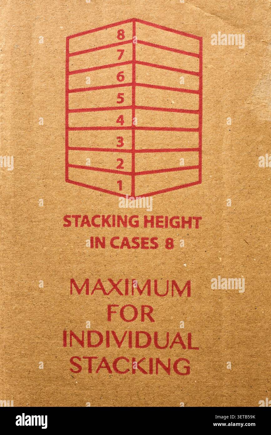 Stacking limit by number symbol hi-res stock photography and images - Alamy