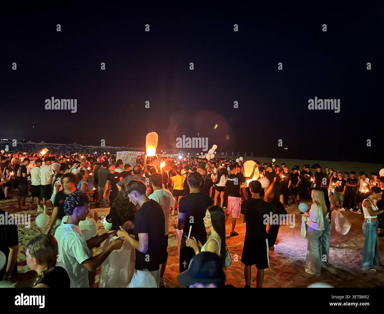 IPA85932310 - Viareggio: Torchlight Procession in Memory of Gabriele ...