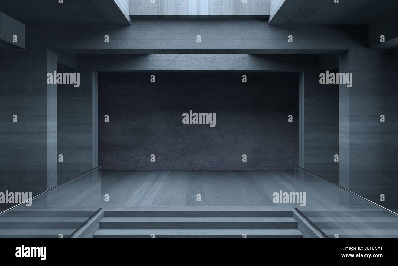 Background wallpaper concrete maze concept Stock Photo