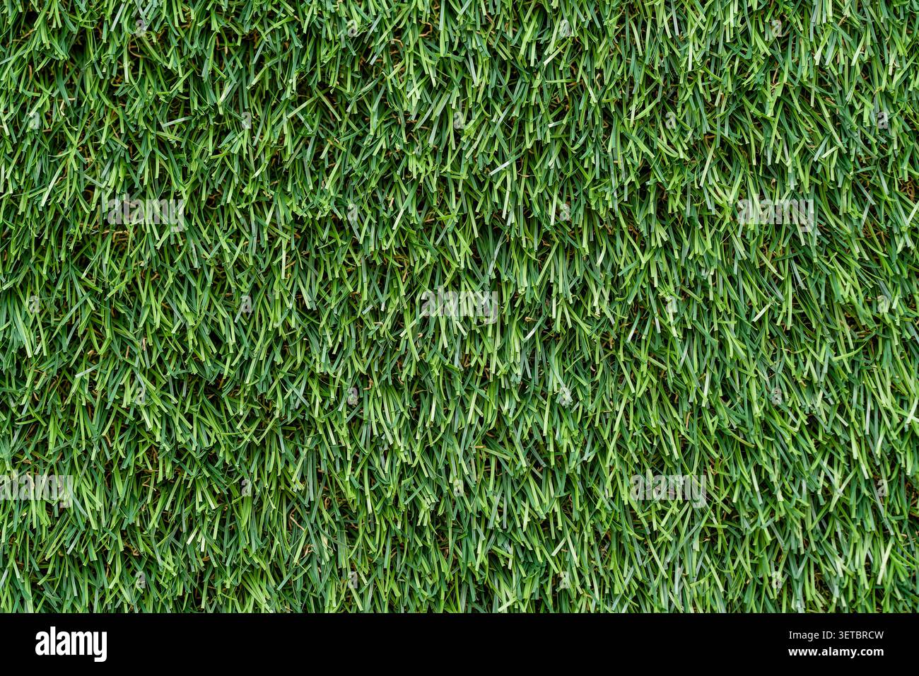Artificial green grass using for background or texture, close up Stock Photo