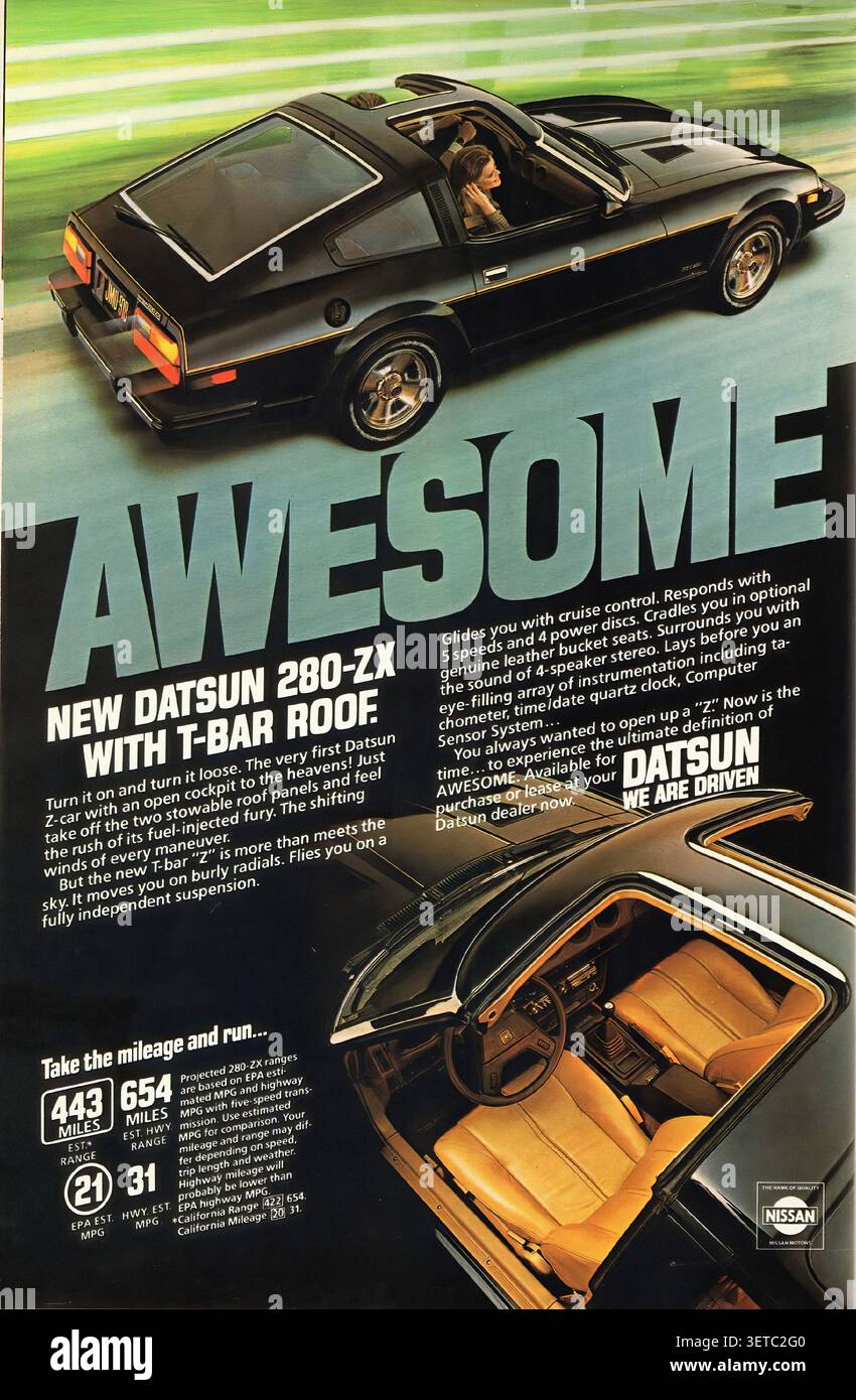 Nissan 280 zx hi-res stock photography and images - Alamy