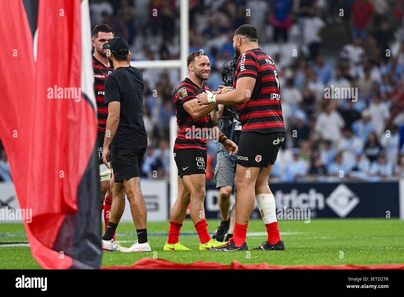 Clement VERGE, Paul GRAOU of Stade Toulousain during the Top 14 2025/ ...