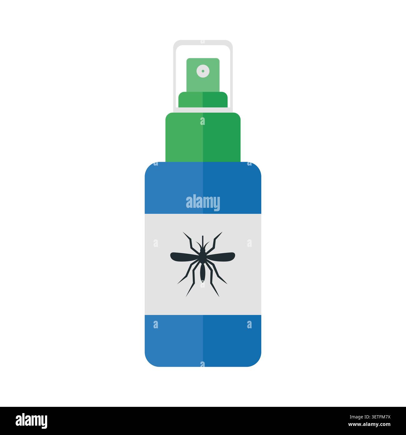 Mosquito repellent spray bottle vector illustration Stock Vector