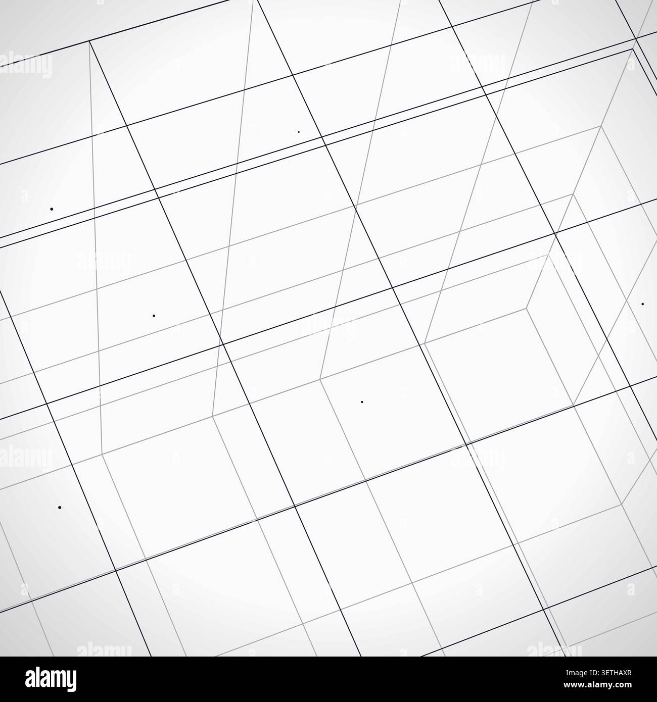 Abstract wire cube pattern with marketable vector styling for backgrounds, posters, and design templates. Stock Vector