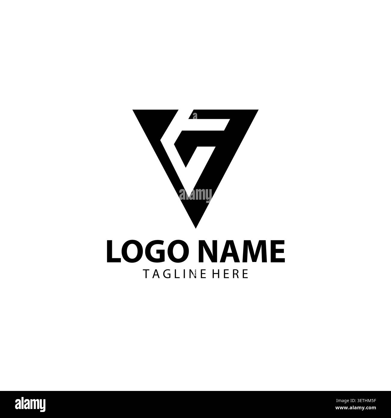 Outstanding creative unique letter VG GV logo monogram icon design vector element. Stock Vector