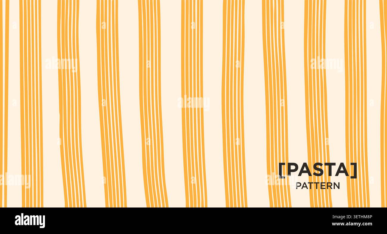 Vector abstract pasta pattern. Stock Vector