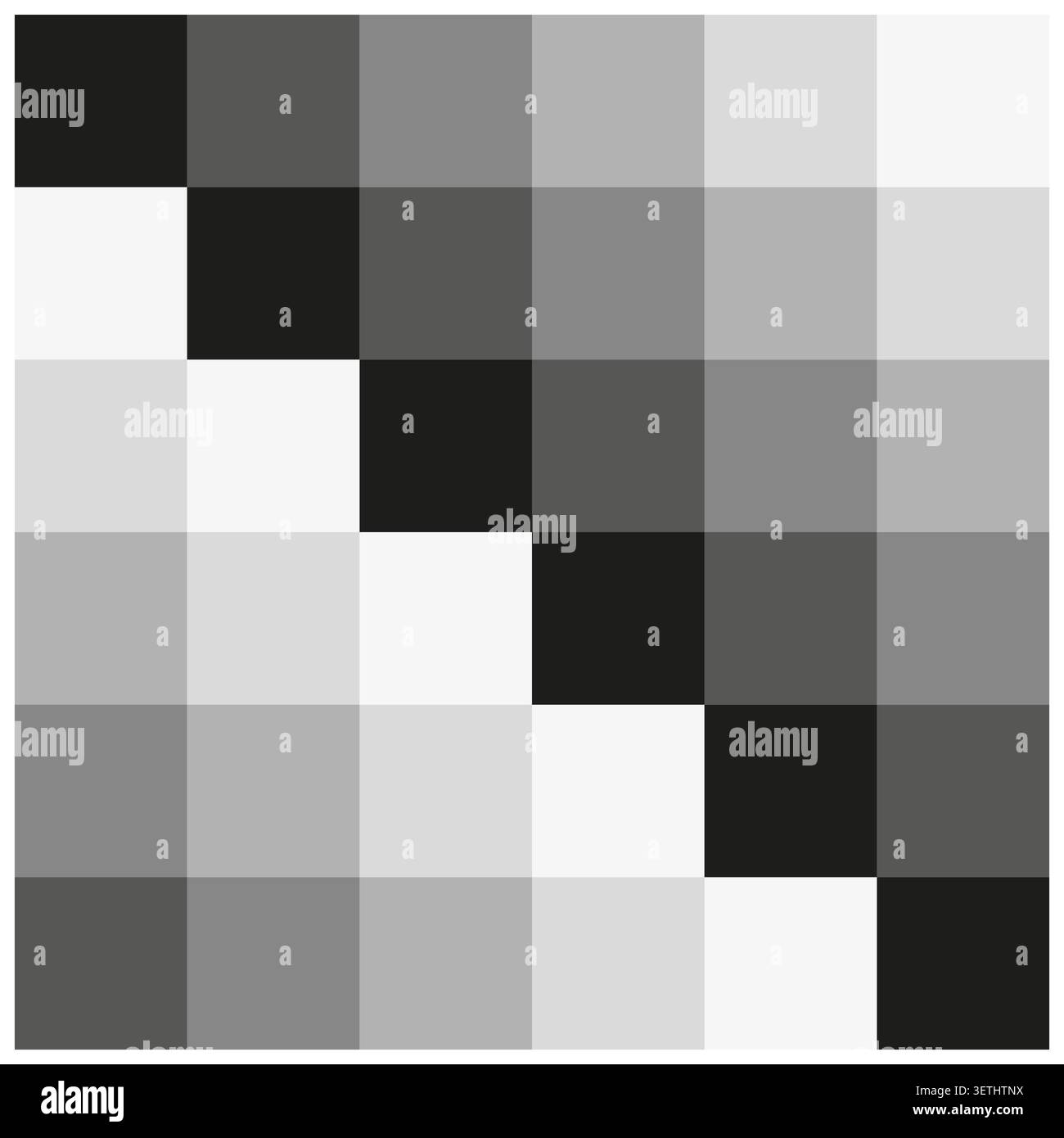 Grayscale correlation matrix for data analysis visualization vector. Perfect for big data analytics and machine learning graphics. EPS 10. Stock Vector