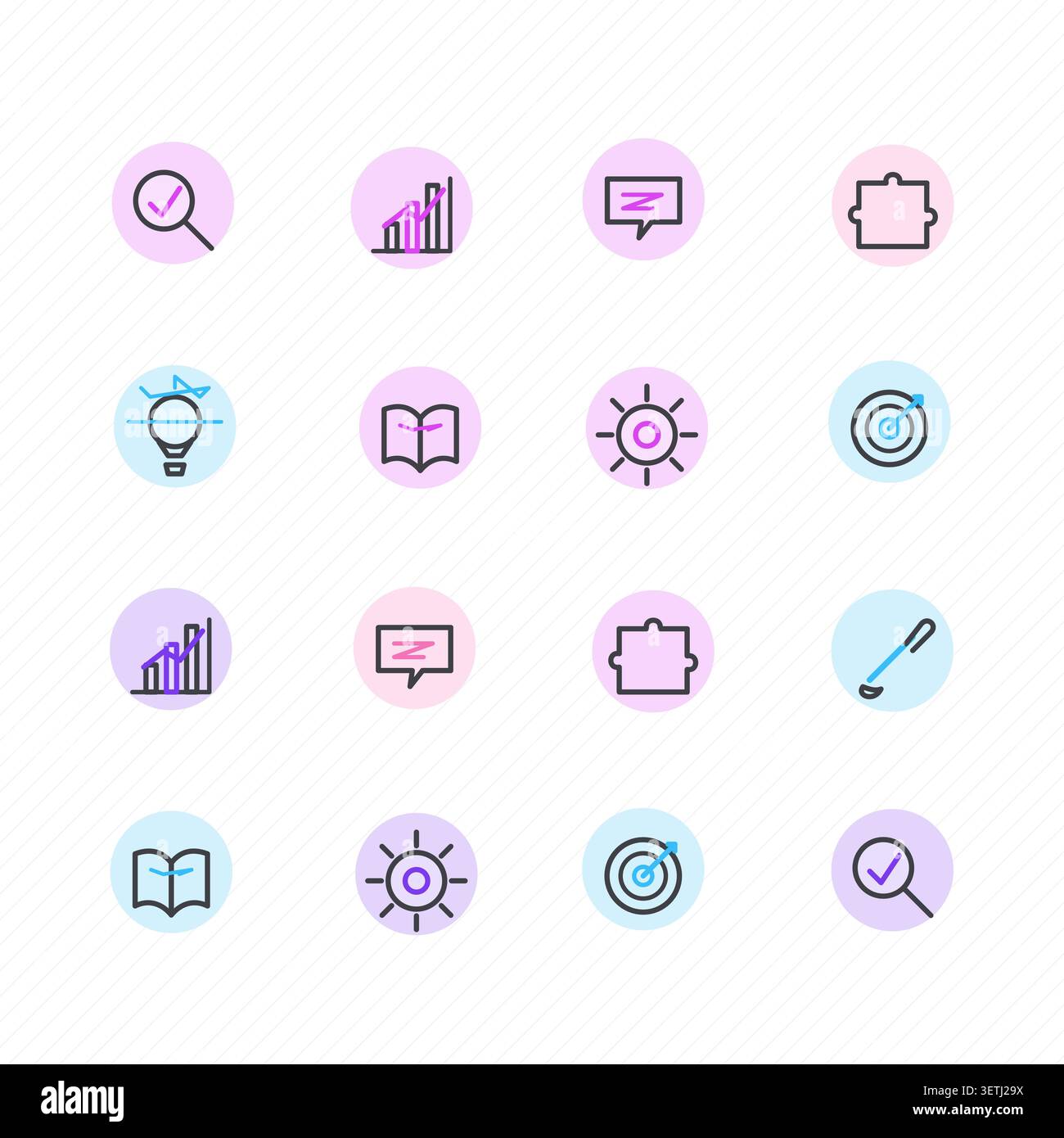 Icon Sets vector background with clean editable vector shapes for microstock and commercial design projects. Stock Vector