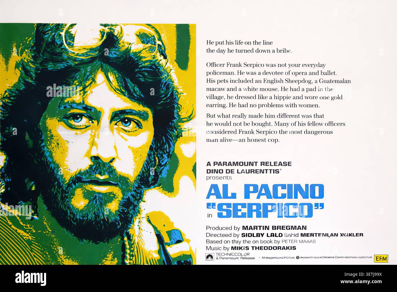 Serpico movie poster hi-res stock photography and images - Alamy