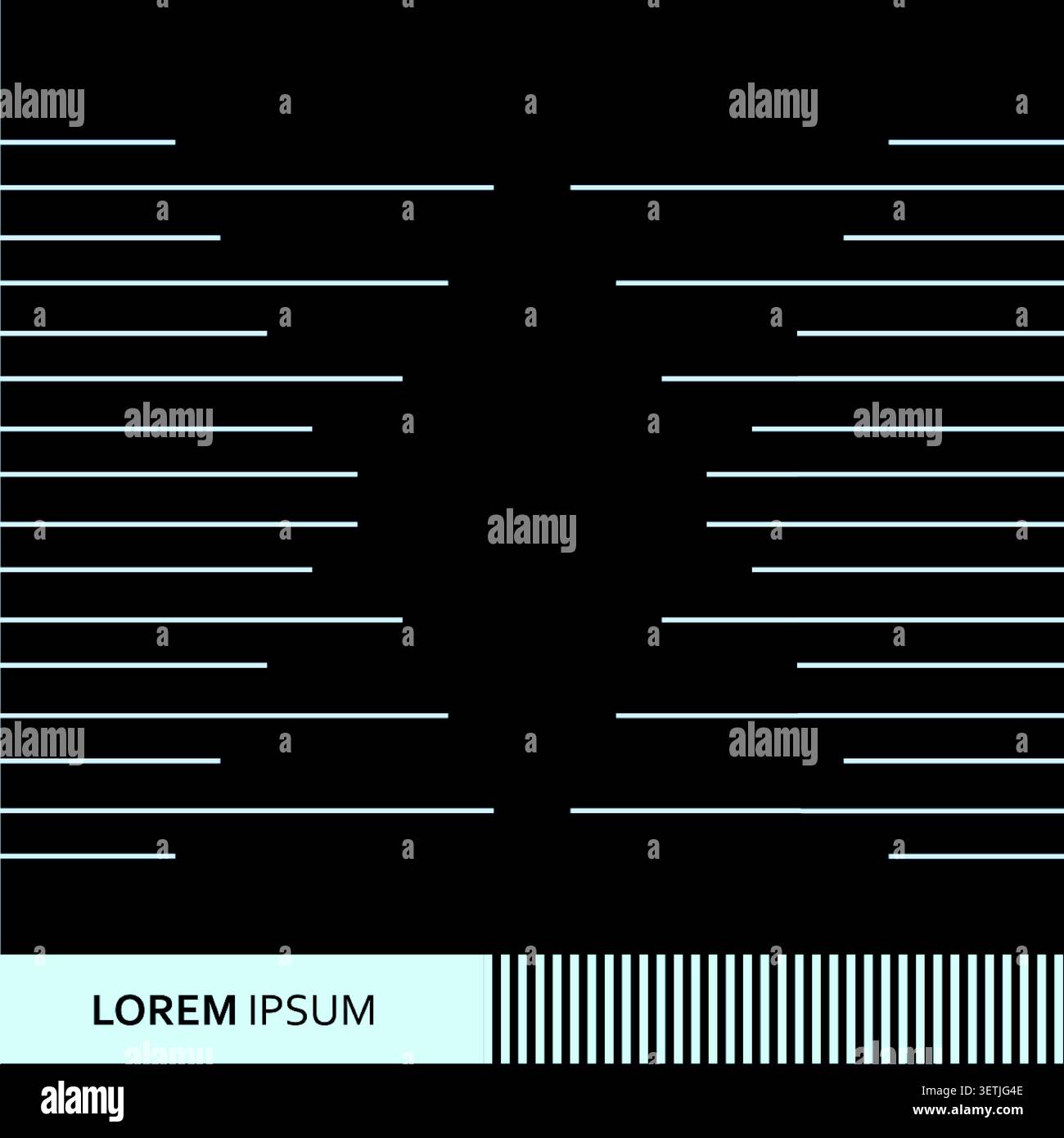 Futuristic Abstract Data Visualization with Geometric Nodes. Vector Design Stock Vector