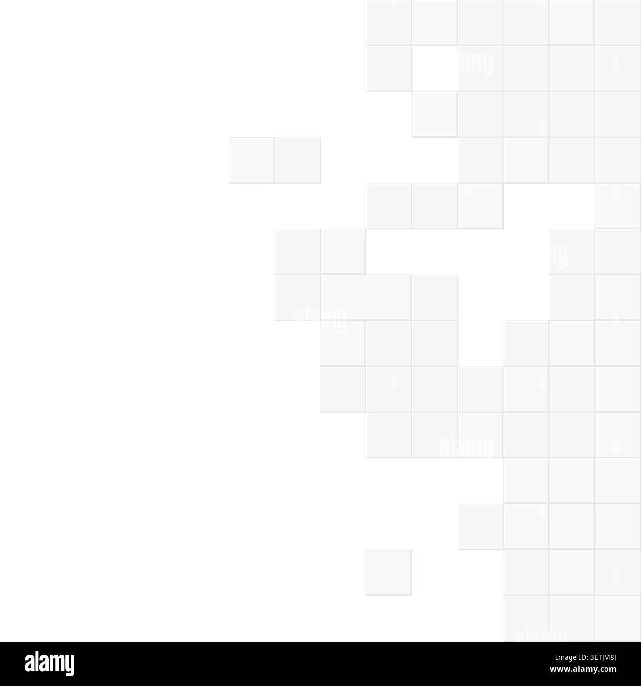 Raised Block Pattern vector background with minimal abstract composition for microstock and commercial design projects. Stock Vector